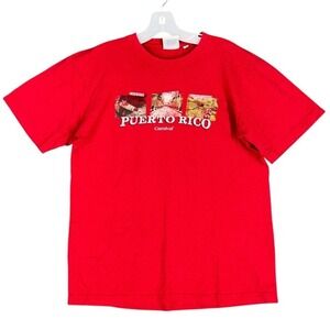 Puerto Rico Carnival Cruise‎ Souvenir Travel Vacation Shirt Mens M Graphic Tee